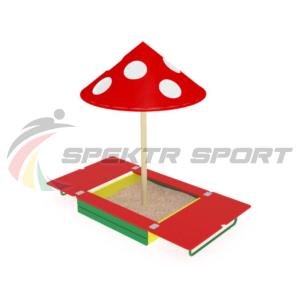 Купить Песочница с крышкой и грибком ИО 512 в Петровске 