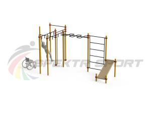 Купить Спортивный комплекс для инвалидов-колясочников WRK-D17_76mm в Петровске 