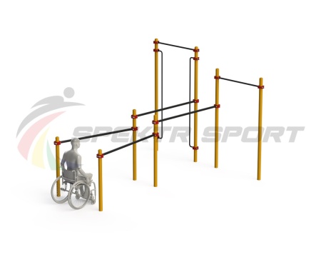 Купить Спортивный комплекс для инвалидов-колясочников WRK-D19_76mm в Петровске 